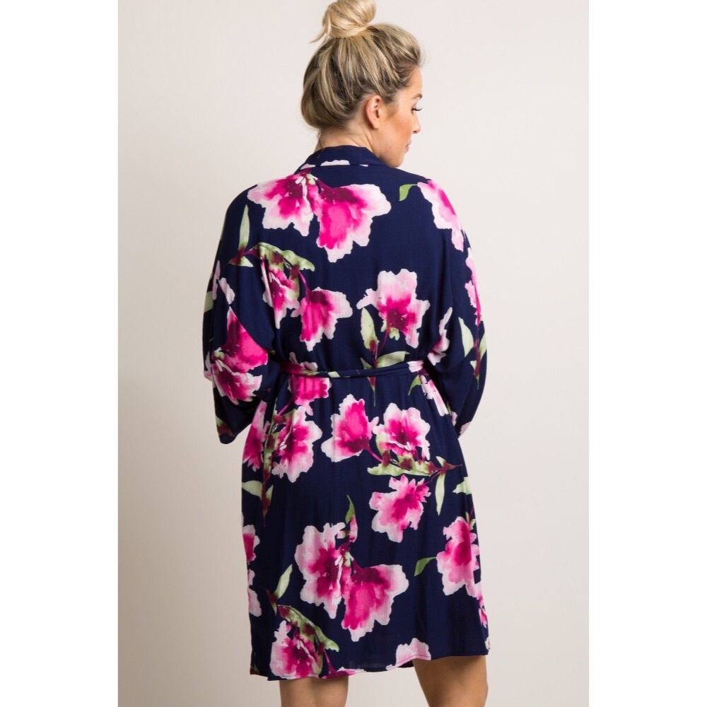 BNWT!✨ Limited Edition✨ Gorgeous Pinkblush Delivery/Nursing Maternity Robe 🎀 - Picture 5 of 5
